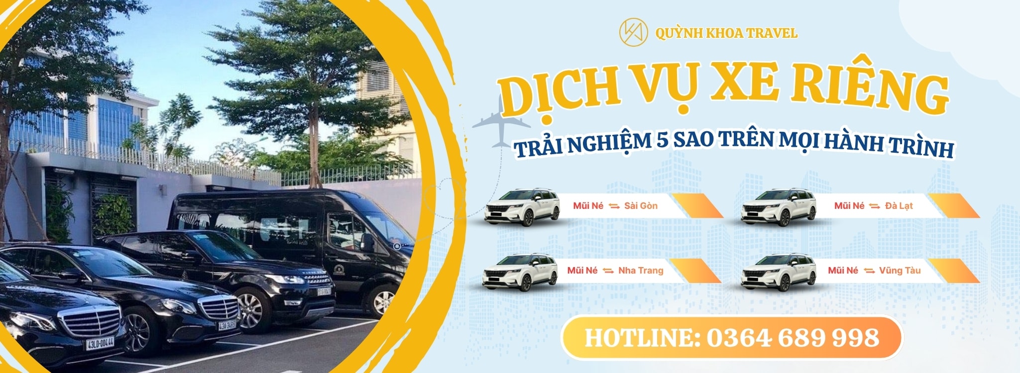 Thuê xe Mũi Né, Phan Thiết, Sài Gòn, Đà Lạt, Nha Trang, Vũng Tàu 7c, 16c, limousine